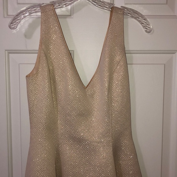 ERIN FETHERSTON Veronica Bow Back Metallic Dress - Picture 4 of 8